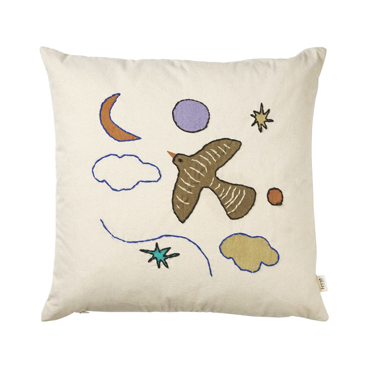 Ferm Living White - Cushion Coussin Kids - Down