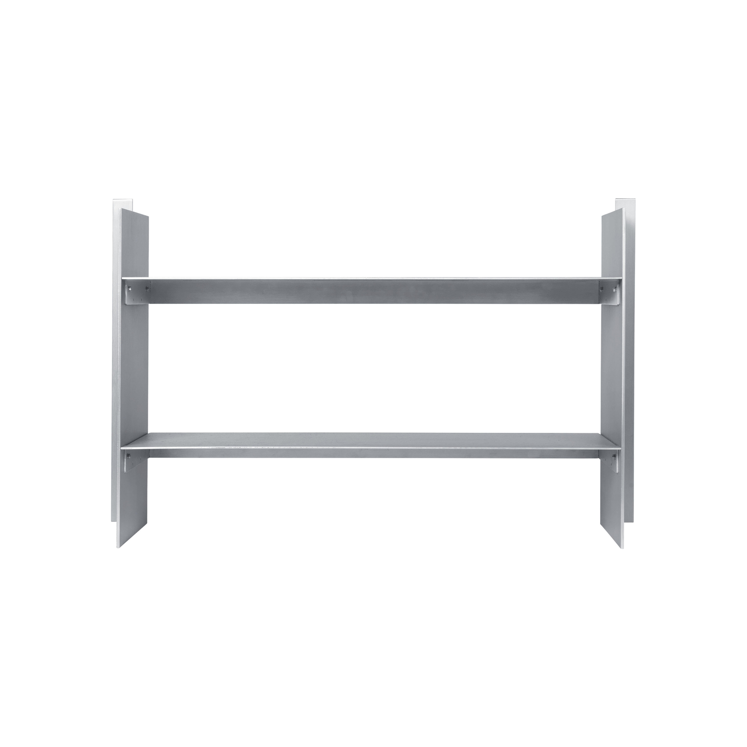 Ferm Living Silver - Low Console Lager - Brushed Aluminium