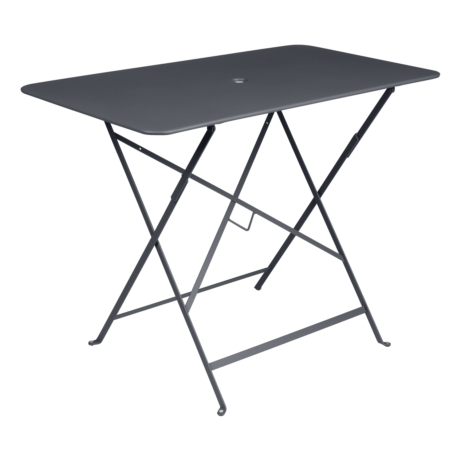Fermob Black - Rectangular Table Bistro - Painted Steel - Designer Frédéric Sofia