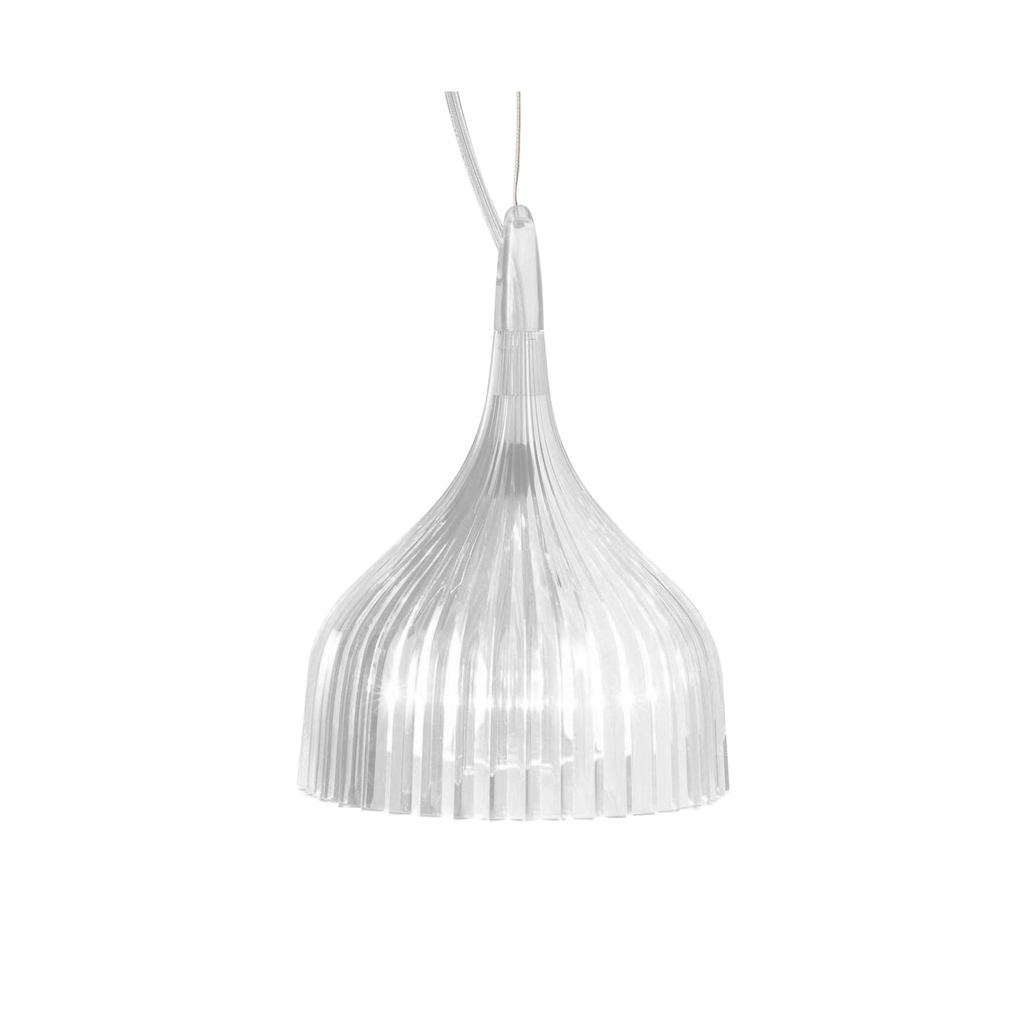 Kartell - Pendant E - Transparent - Polycarbonate 2.0 - Designer Ferruccio Laviani