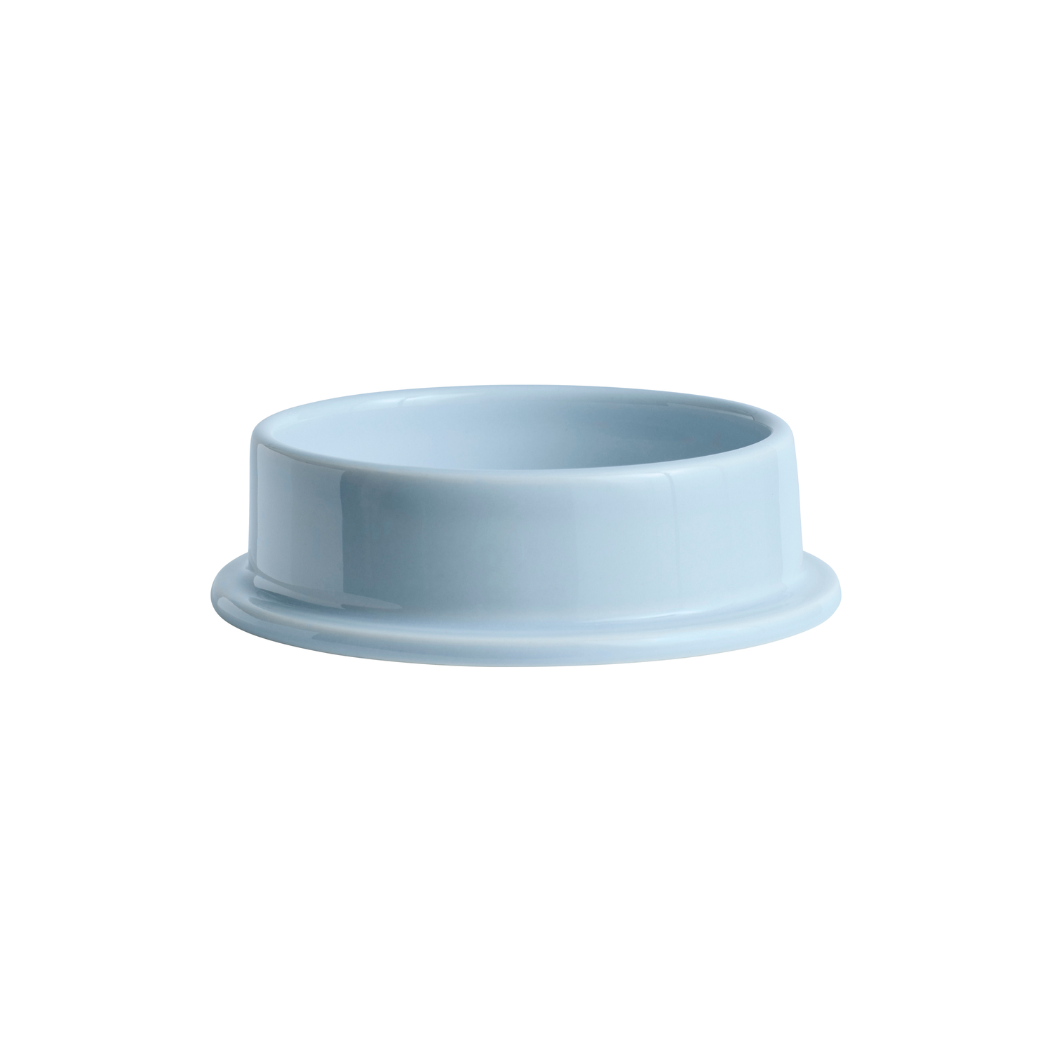 Hay - Candle Stick Column - Blue - Enamelled Earthenware