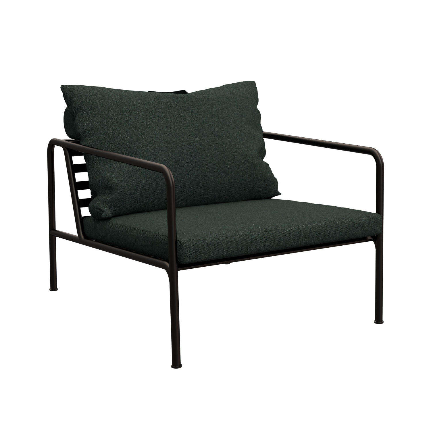 Houe Grün - Gepolsterter Sessel Avon - Thermolackierter Stahl - Designer Henrik Pedersen