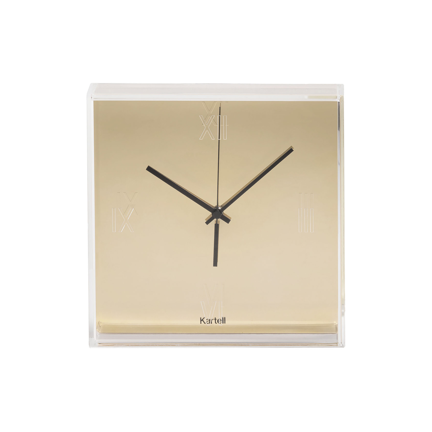 Kartell Gold - Desk Clock - Abs - Designer Philippe Starck With Eugeni Quitllet
