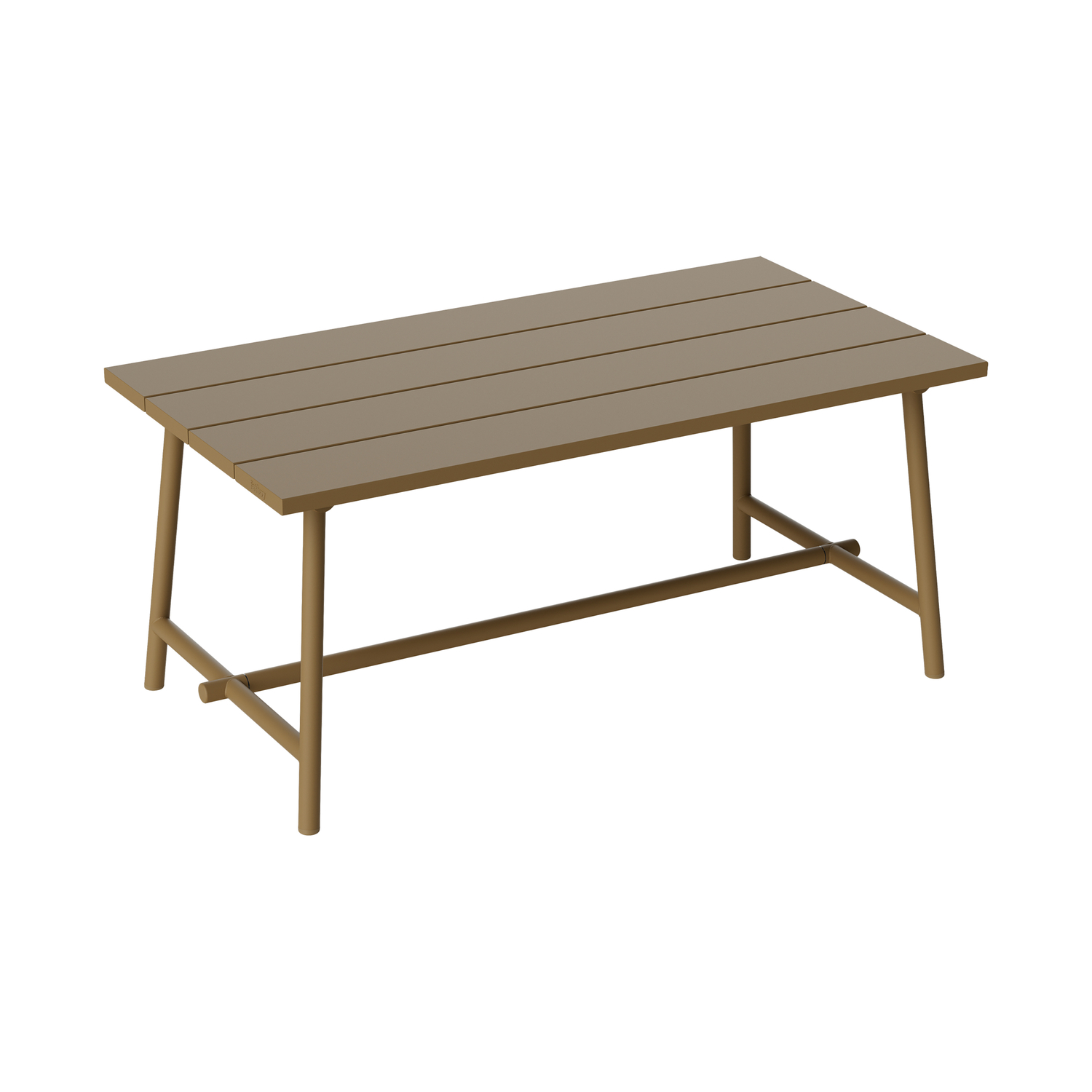 Fatboy Brown - Rectangular Table Fred's - Aluminium