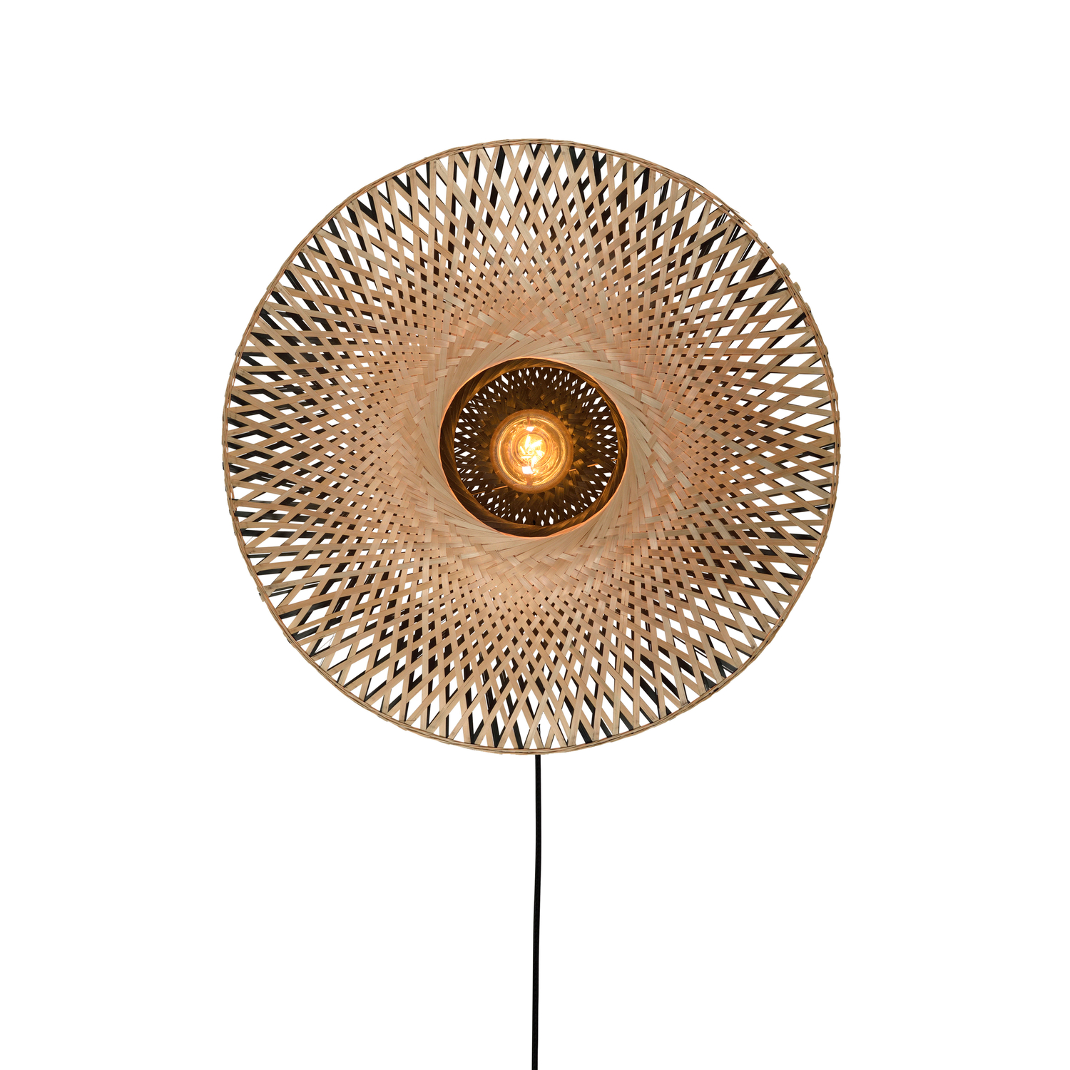 GOOD & MOJO - Applique avec prise Kalimantan - Bois naturel - Bambou