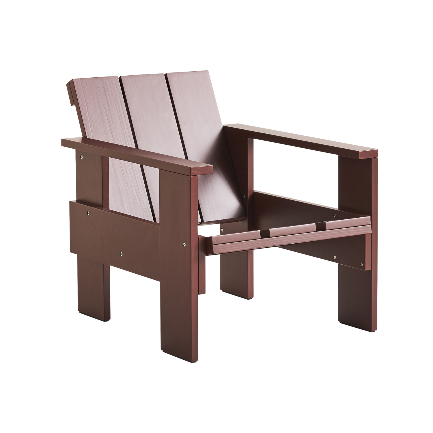 Hay Red - Lounge Armchair Crate - Solid Pine - Designer Gerrit Rietveld