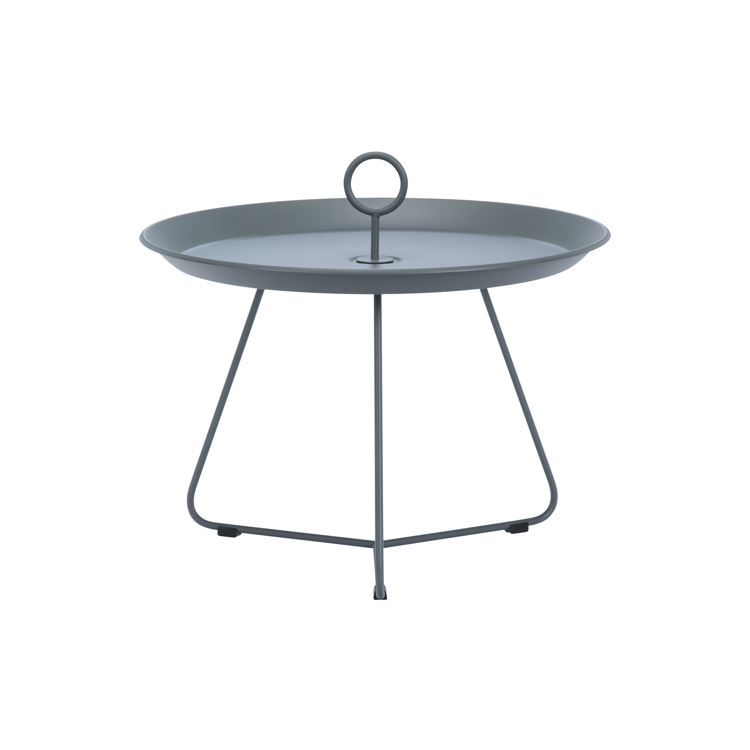 Houe Grey - Coffee Table Eyelet - Epoxy Lacquered Metal - Designer Henrik Pedersen