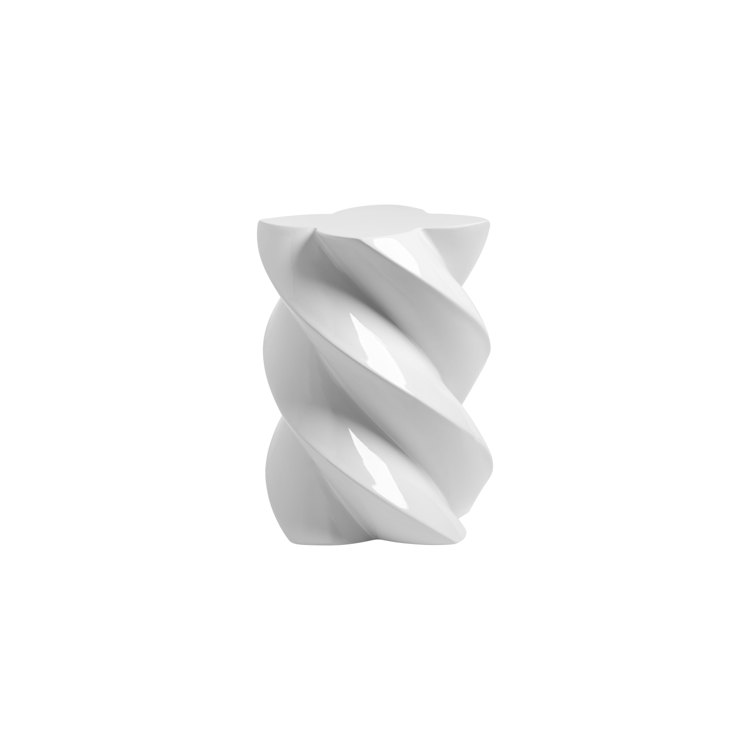 Klevering Grey & - End Table Marshmallow - Fibreglass