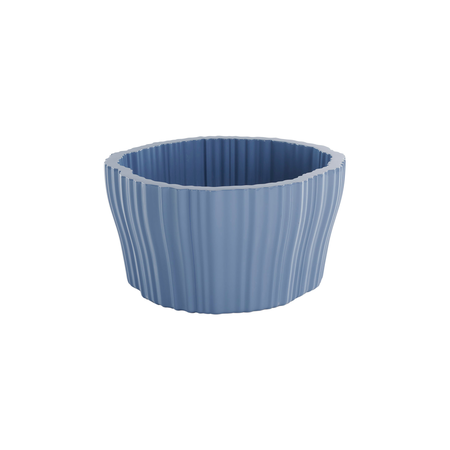 Kartell Blue - Flower-Pot Holder Corteza - Recycle Polyethylene - Designer Patricia Urquiola
