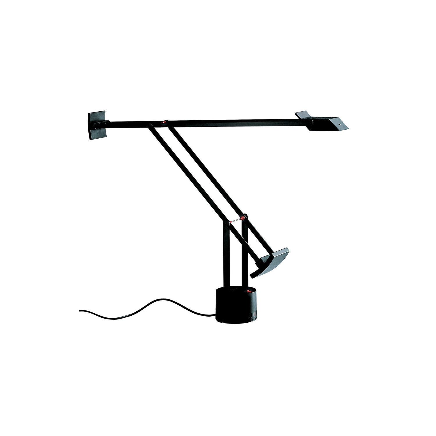 Artemide Nero - Lampada Da Tavolo Tizio - Metallo - Designer Richard Sapper