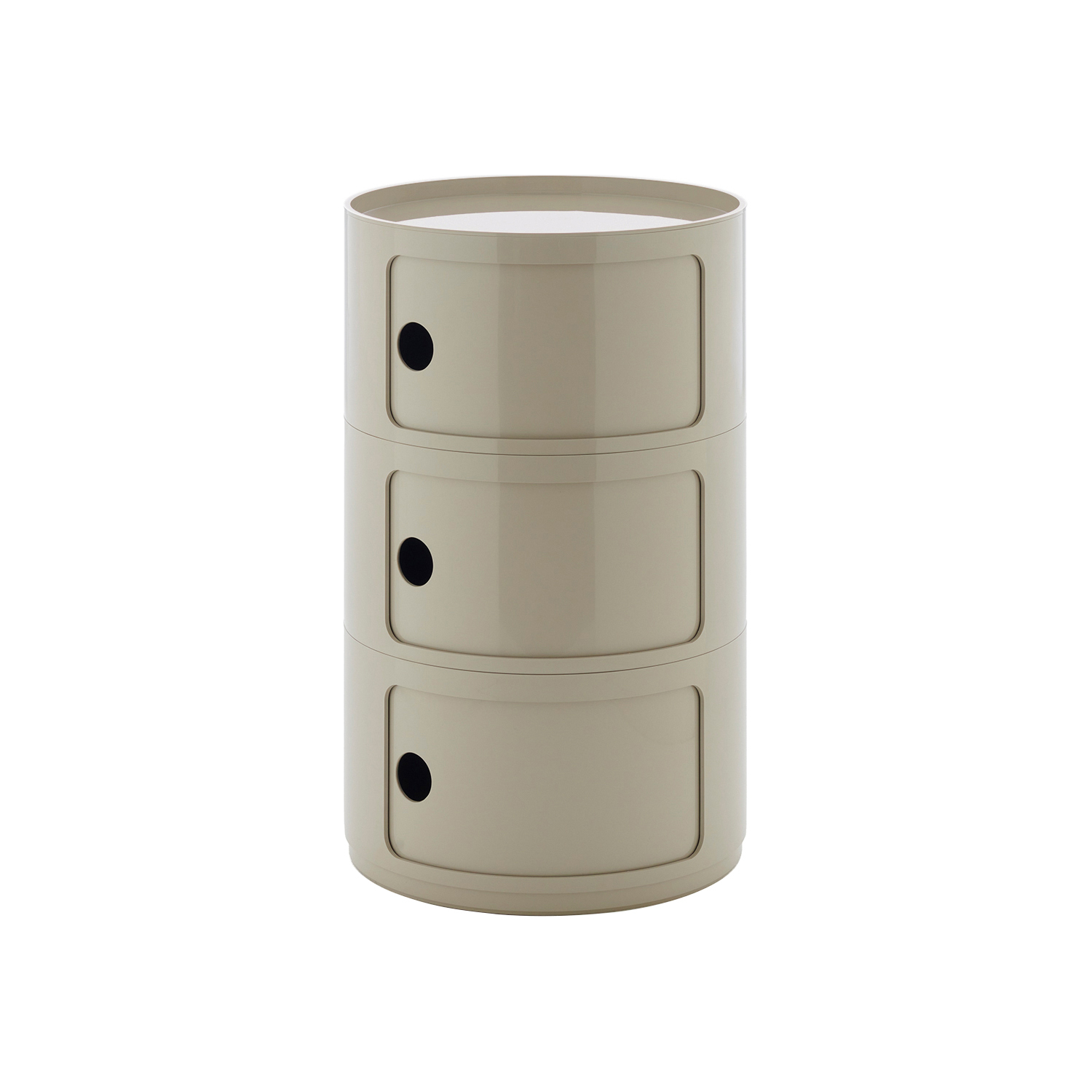 Kartell - Ablage Componibili - Grau - ABS - Designer Anna Castelli Ferrieri