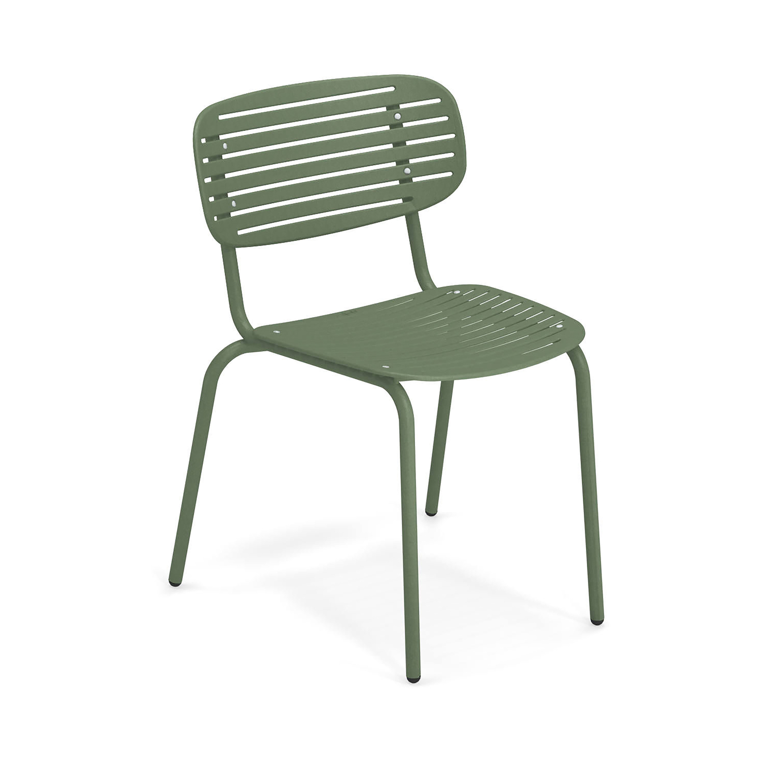 Emu Green - Stacking Chair Mom - Varnished Steel - Designer Florent Coirier