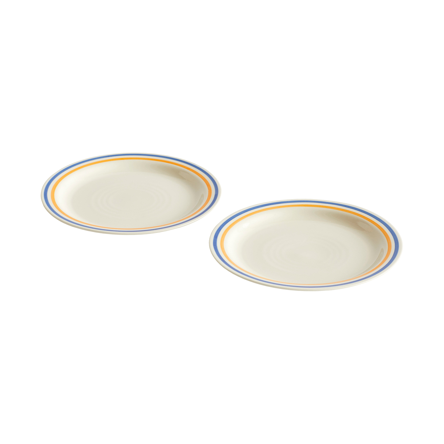 Hay Blue - Plate Sobremesa - Enamelled Sandstone - Designer Laila Gohar