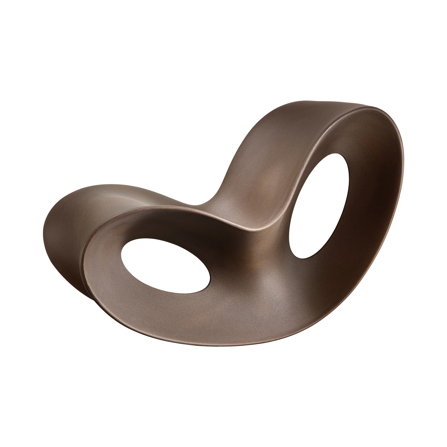 Magis Brown - Rocking Chair Voido - Polythene - Designer Ron Arad