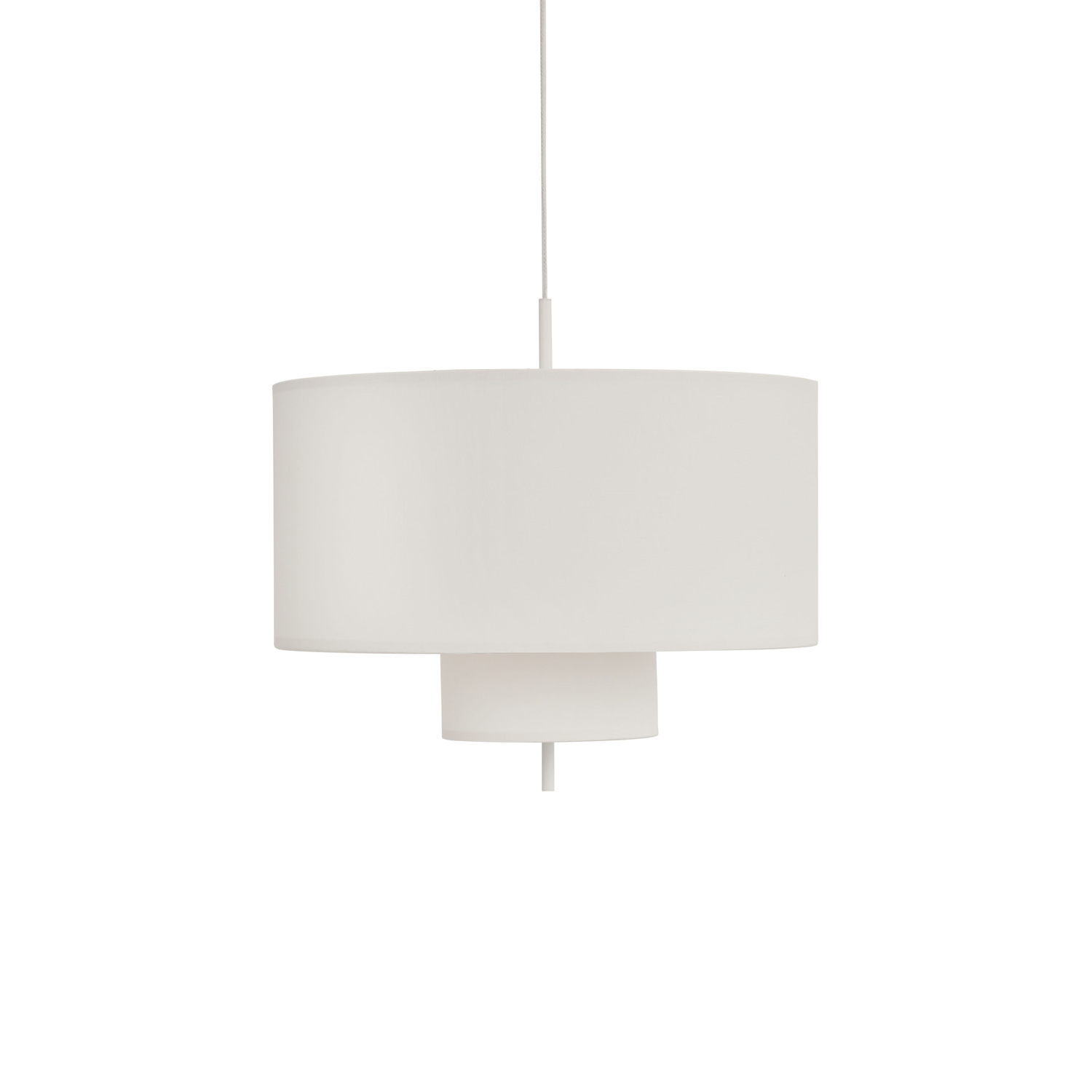 New Works White - Pendant Margin - Linen - Designer John Astbury