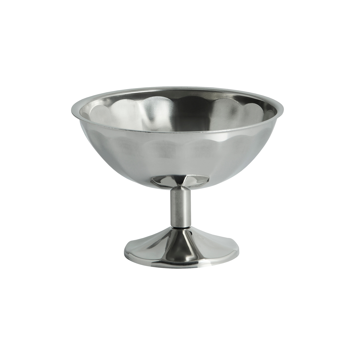 Hay Cream/Silver - Ice- Bowl Italian - Polished Stainless Steel