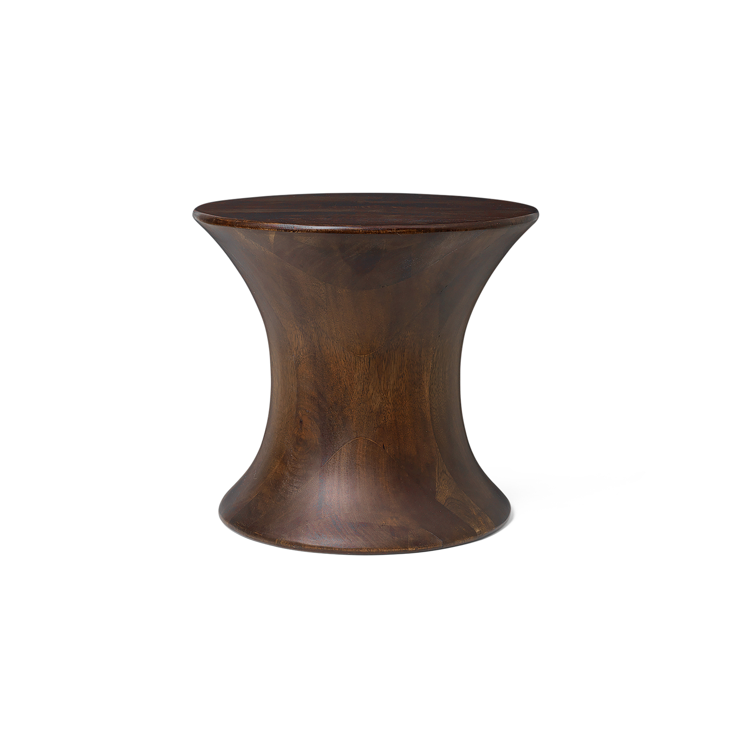 Ferm Living Grain - Stool Spin - Natural Wood - Tinted Mango Wood
