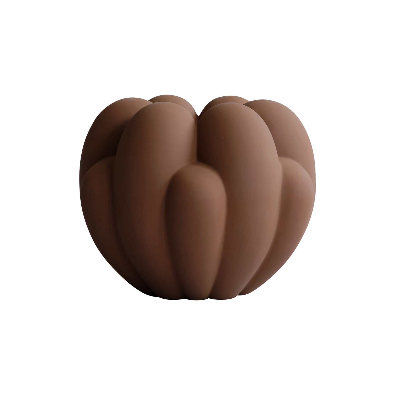 101 Copenhagen Brown - Vase Bloom - Fibre-Reinforced Concrete - Designer Tommy Hyldahl
