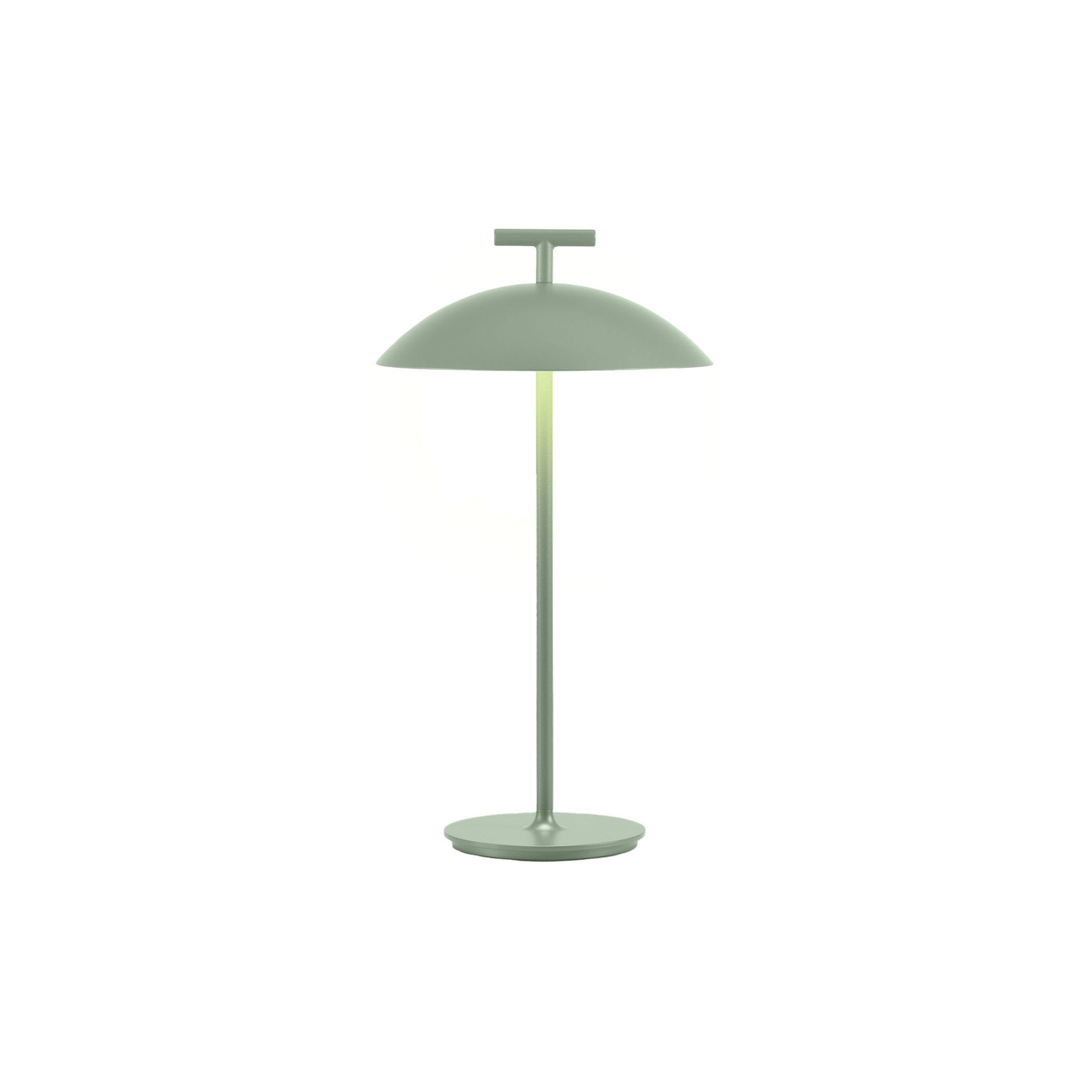 Kartell Girls Green - Wireless Rechargeable Outdoor Lamp Geen-A - Steel - Designer Ferruccio Laviani