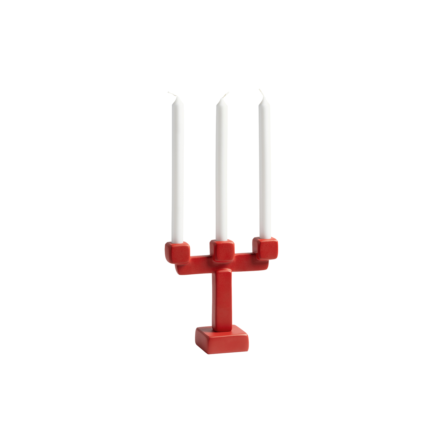 Klevering Red & - Candelabra Chunk - Aluminium