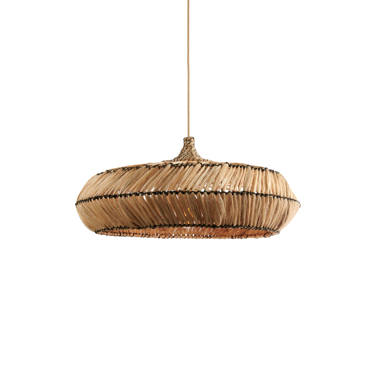 Good & Mojo Beige - Sospensione Rinjani - Abaca - Immagine 1