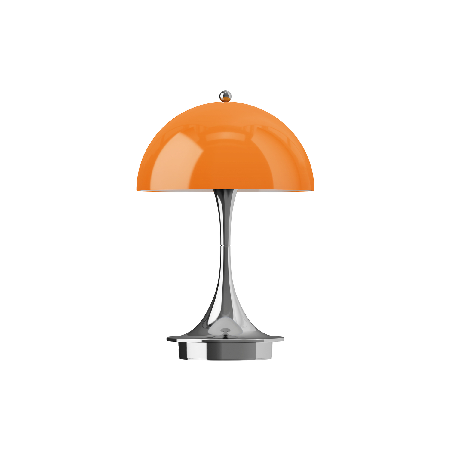 Louis Poulsen Orange - Wireless Rechargeable Lamp Panthella - Abs - Designer Verner Panton