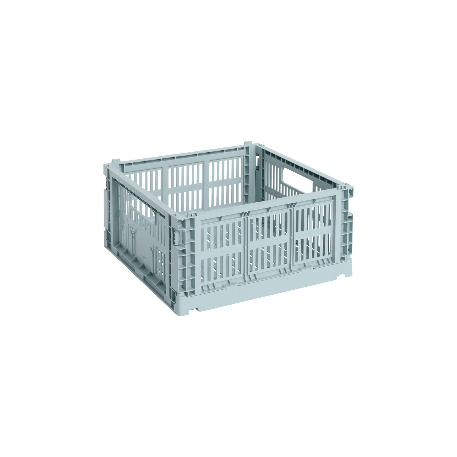 Hay Blue - Basket Colour Crate - Recycled Polypropylene - Designer Studio