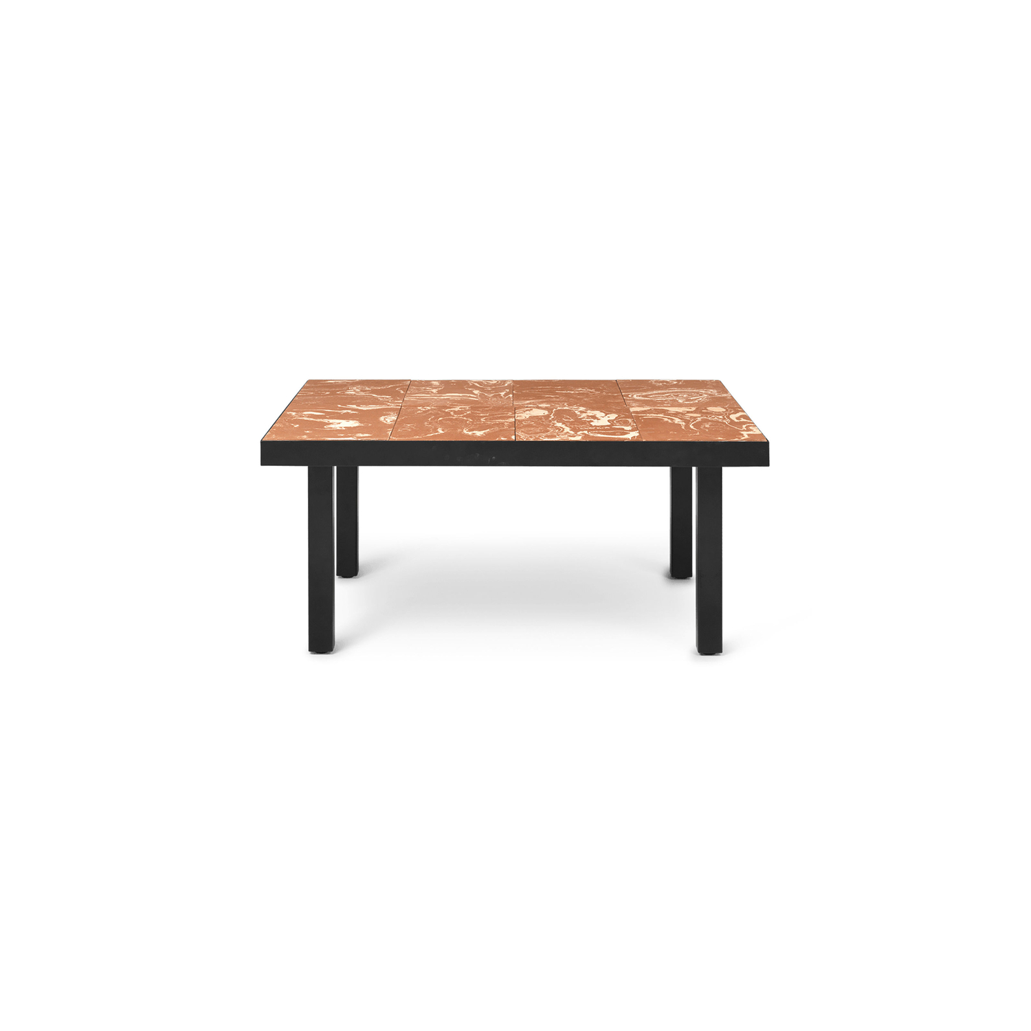 Ferm Living Orange - Coffee Table Flod - Clay Tiles - Designer Trine Andersen