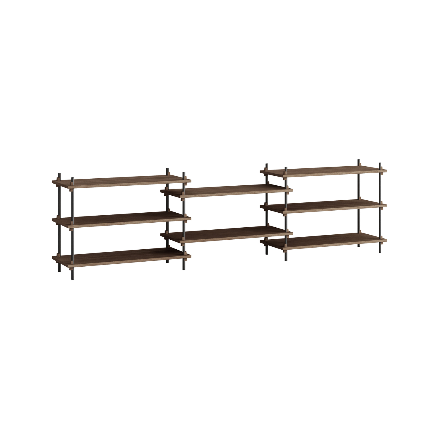 Moebe Brown - Shelf Shelving System - Oak Veneer Mdf