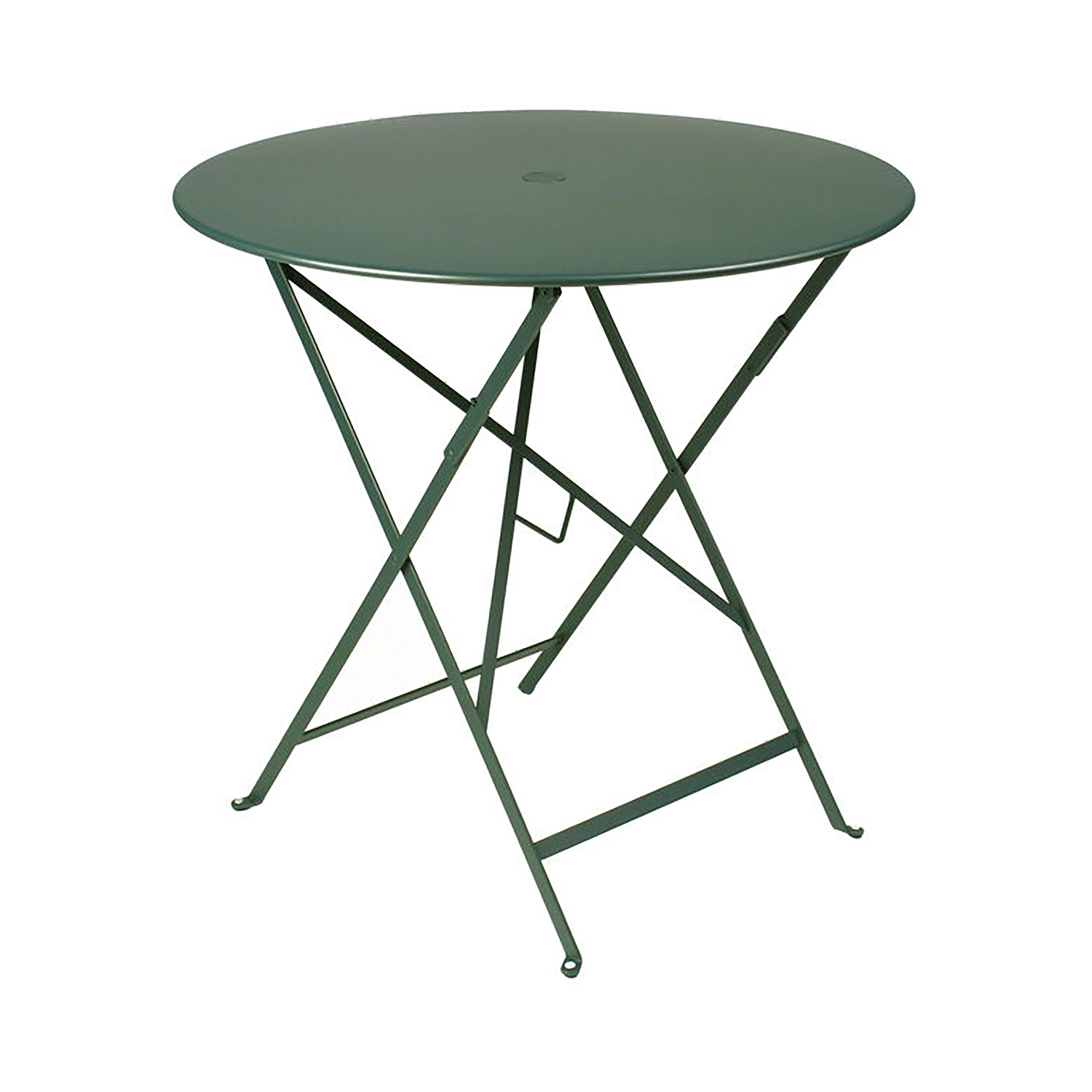Fermob Green - Round Table Bistro - Lacquered Steel - Designer Studio