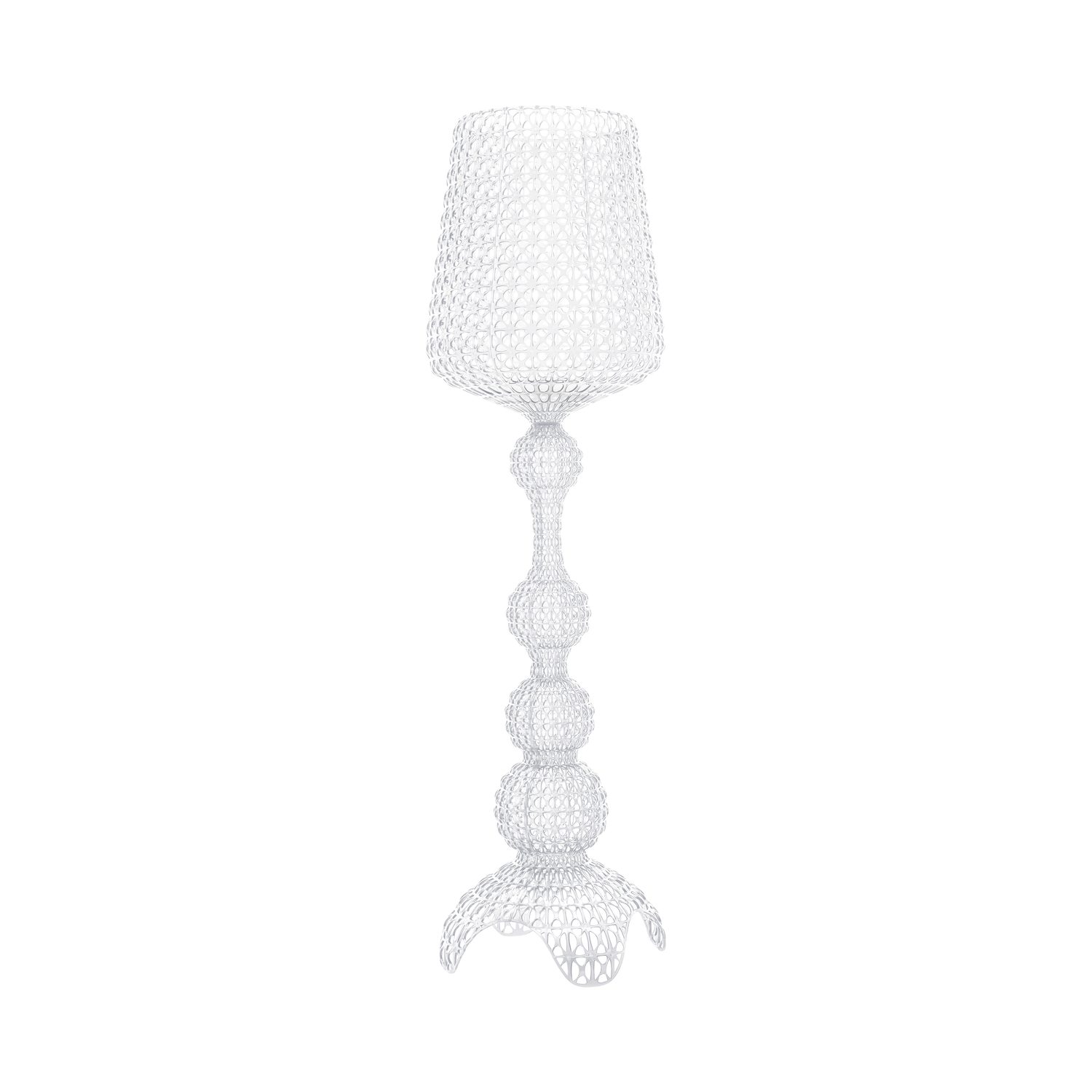 Kartell - Floor Lamp Kabuki - Transparent - Thermoplastic Technopolymer - Designer Ferruccio Laviani