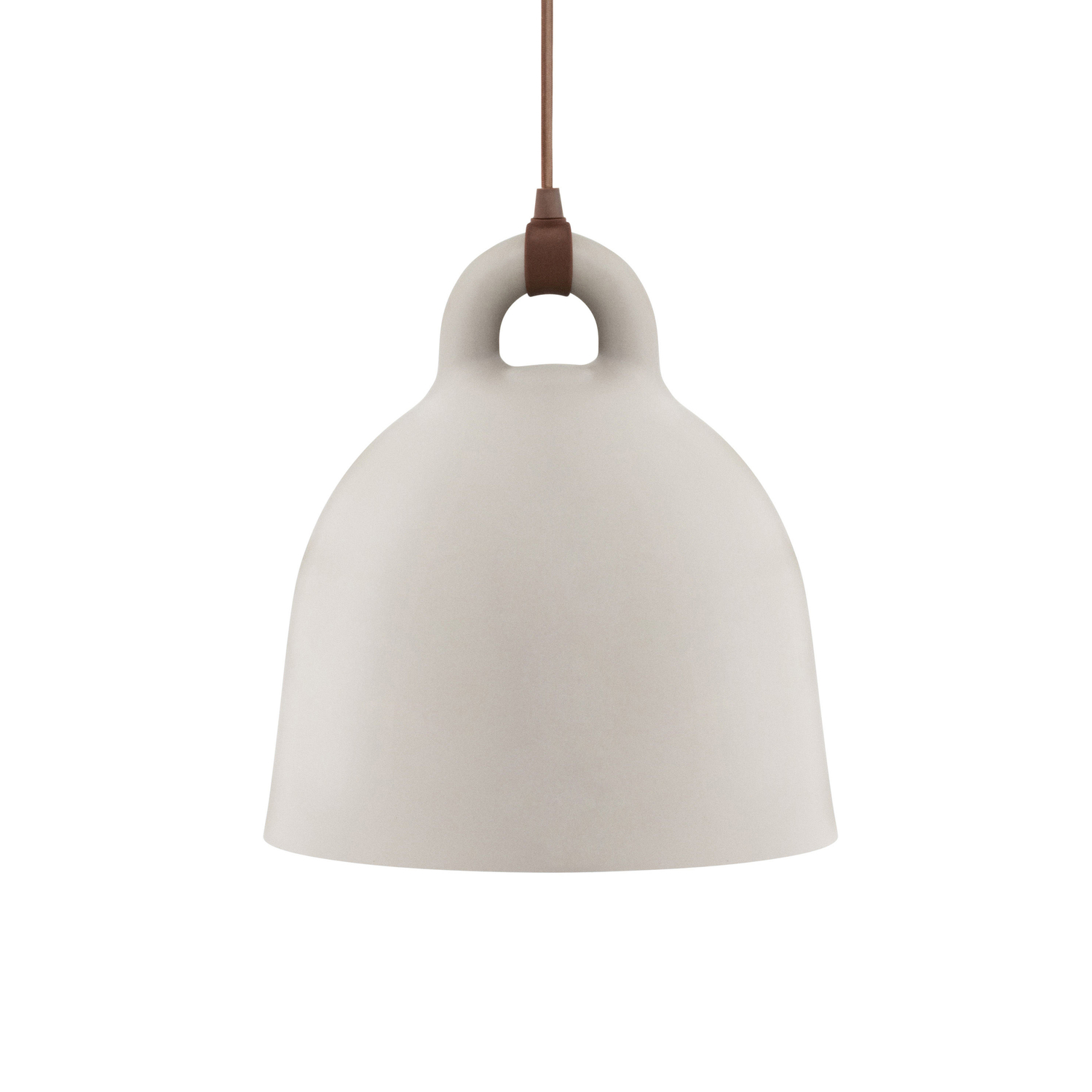 Photos - Chandelier / Lamp Normann Copenhagen  Pendant Bell - Beige - Aluminium - Designer Jacob Rudbeck 