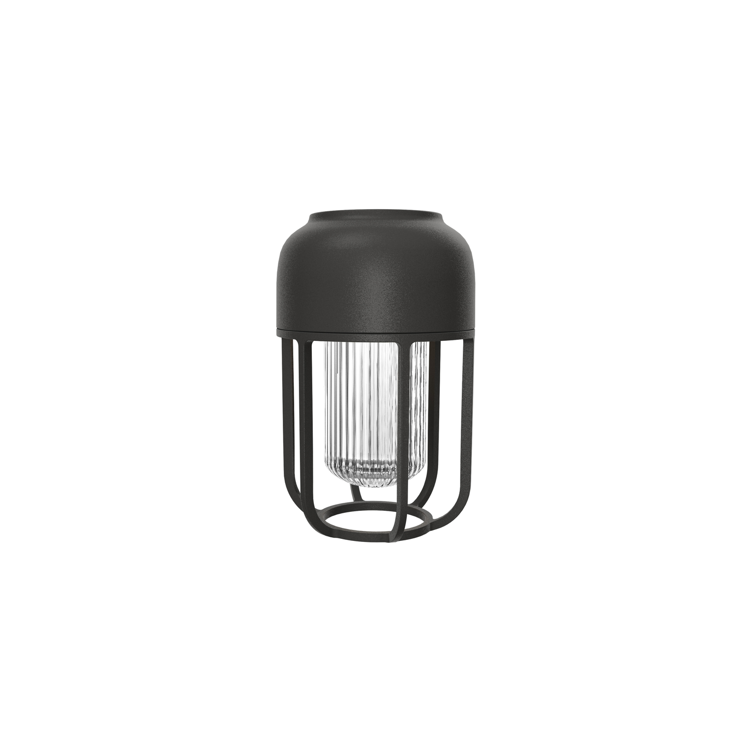 Houe Schwarz - Outdoor-Solarlampe Light N°1 - Recycelter Kunststoff - Designer Henrik Pedersen
