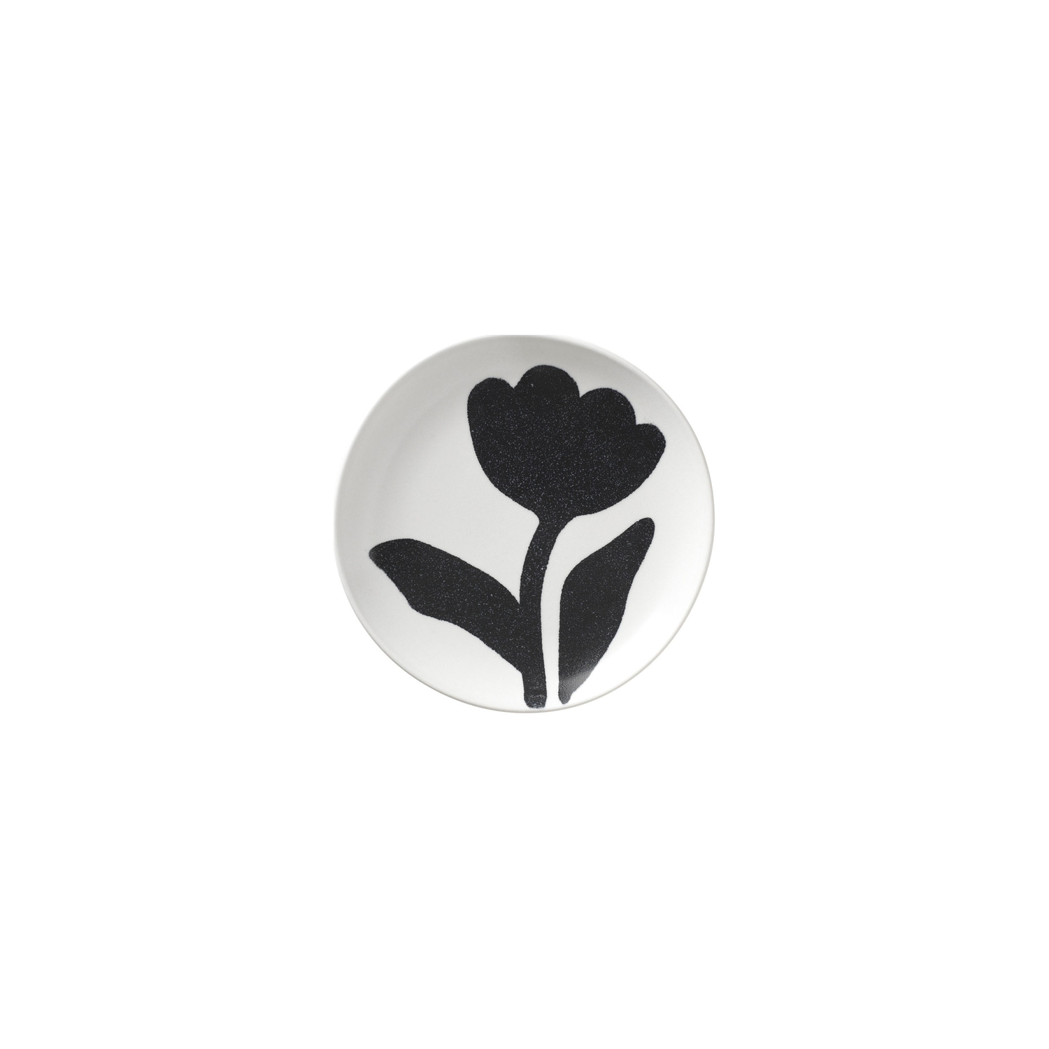 Broste Copenhagen Black - Petit Fours Plates Flora - Sandstone