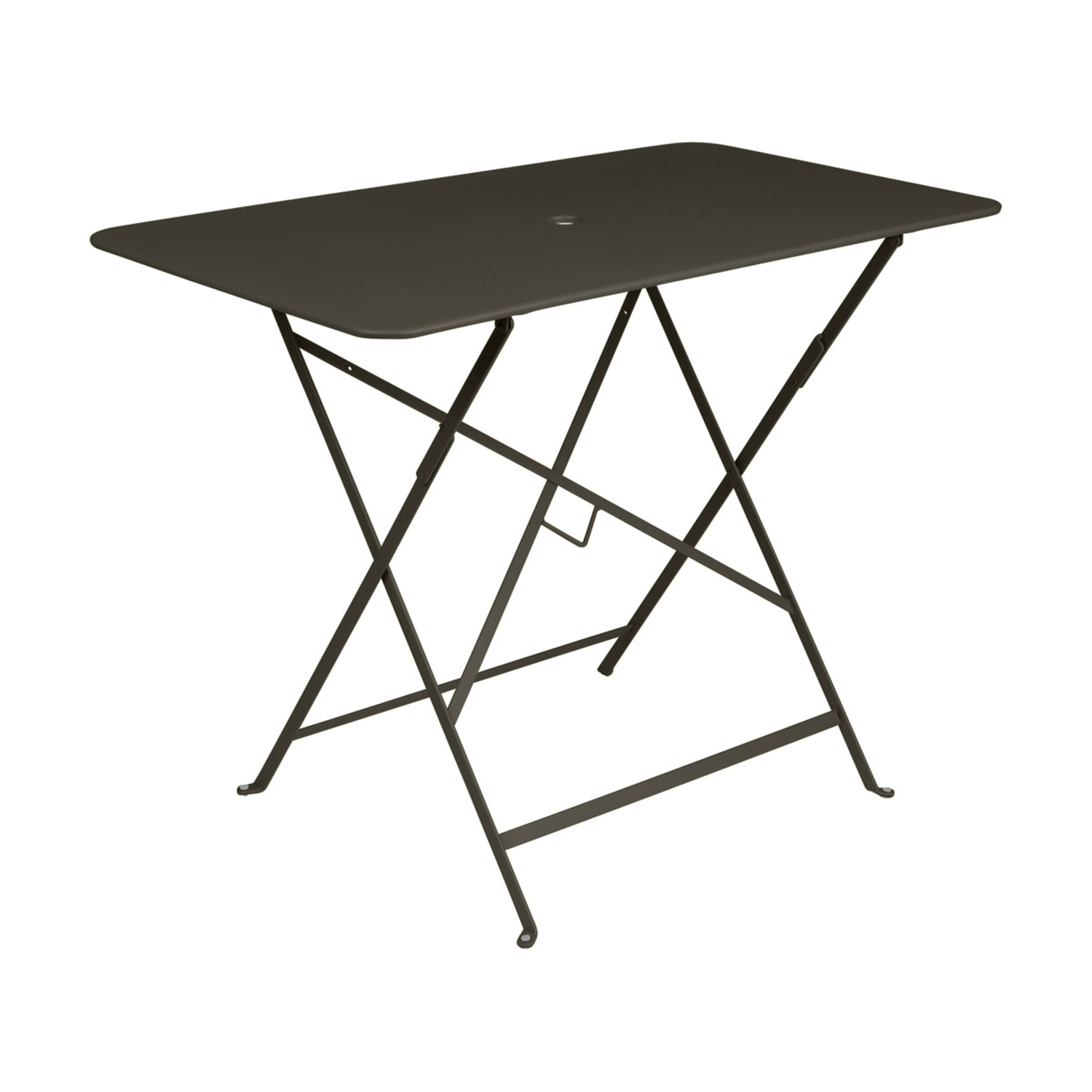 Fermob - Rectangular table Bistro - Brown - Lacquered steel - Designer Studio Fermob