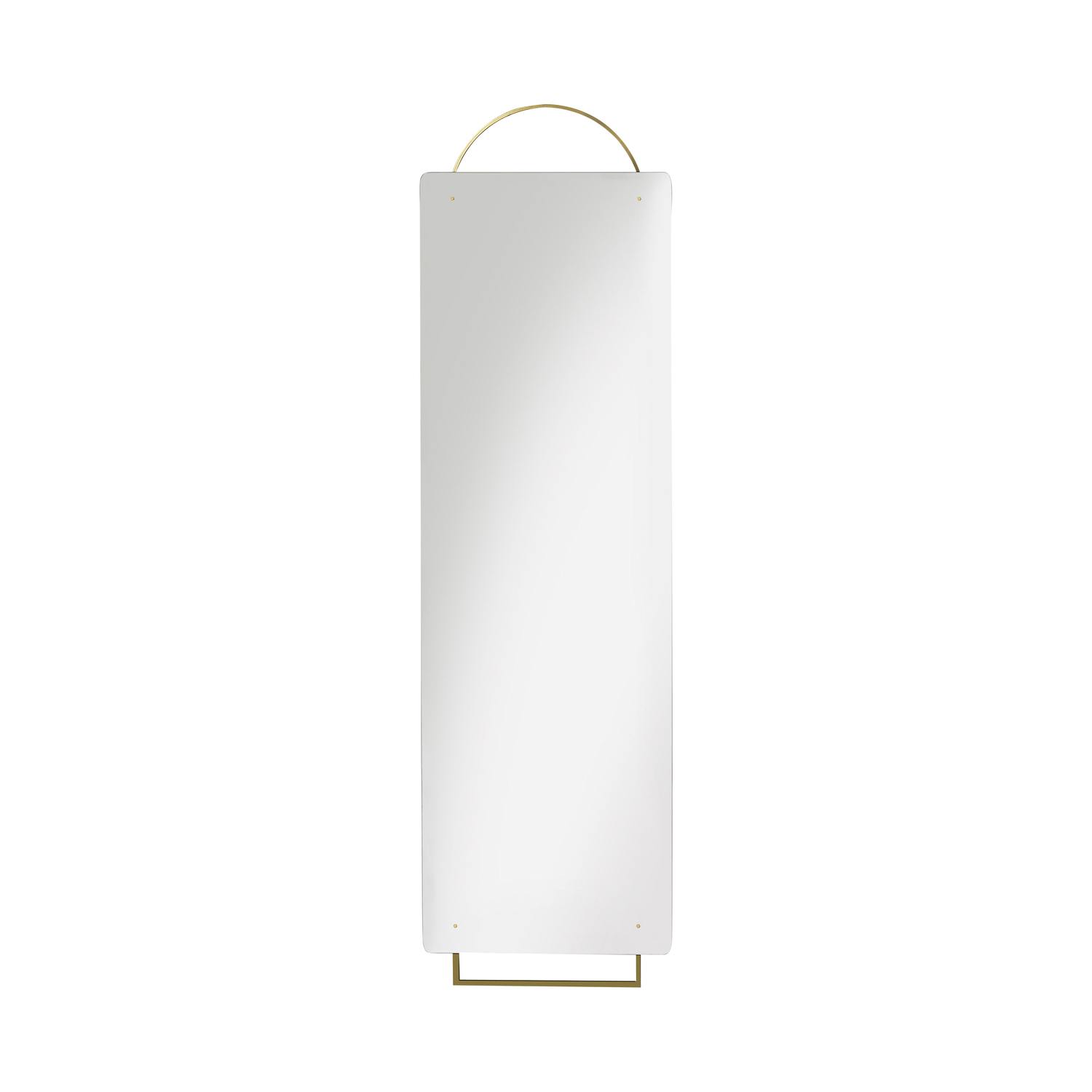 Ferm Living - Miroir à poser Miroir mural - Métal - Métal plaqué laiton - Designer Trine Andersen