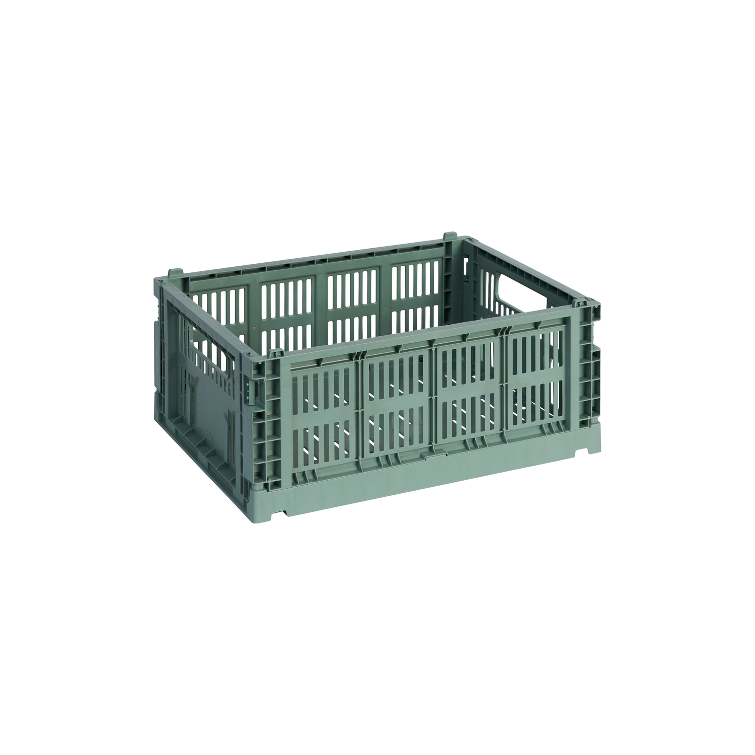 Hay Green - Basket Colour Crate - Recycled Polypropylene - Designer Studio Size 26.5