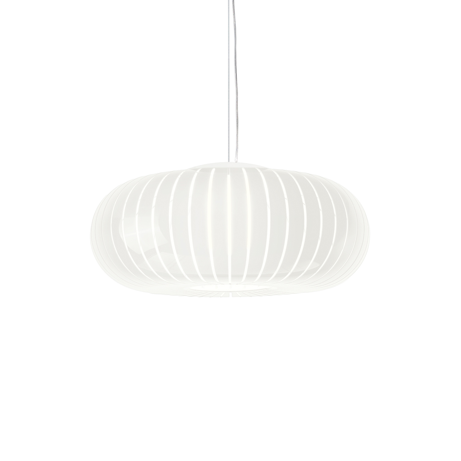 Kartell White - Pendant Teresa - Recycled Pmma - Designer Ferruccio Laviani