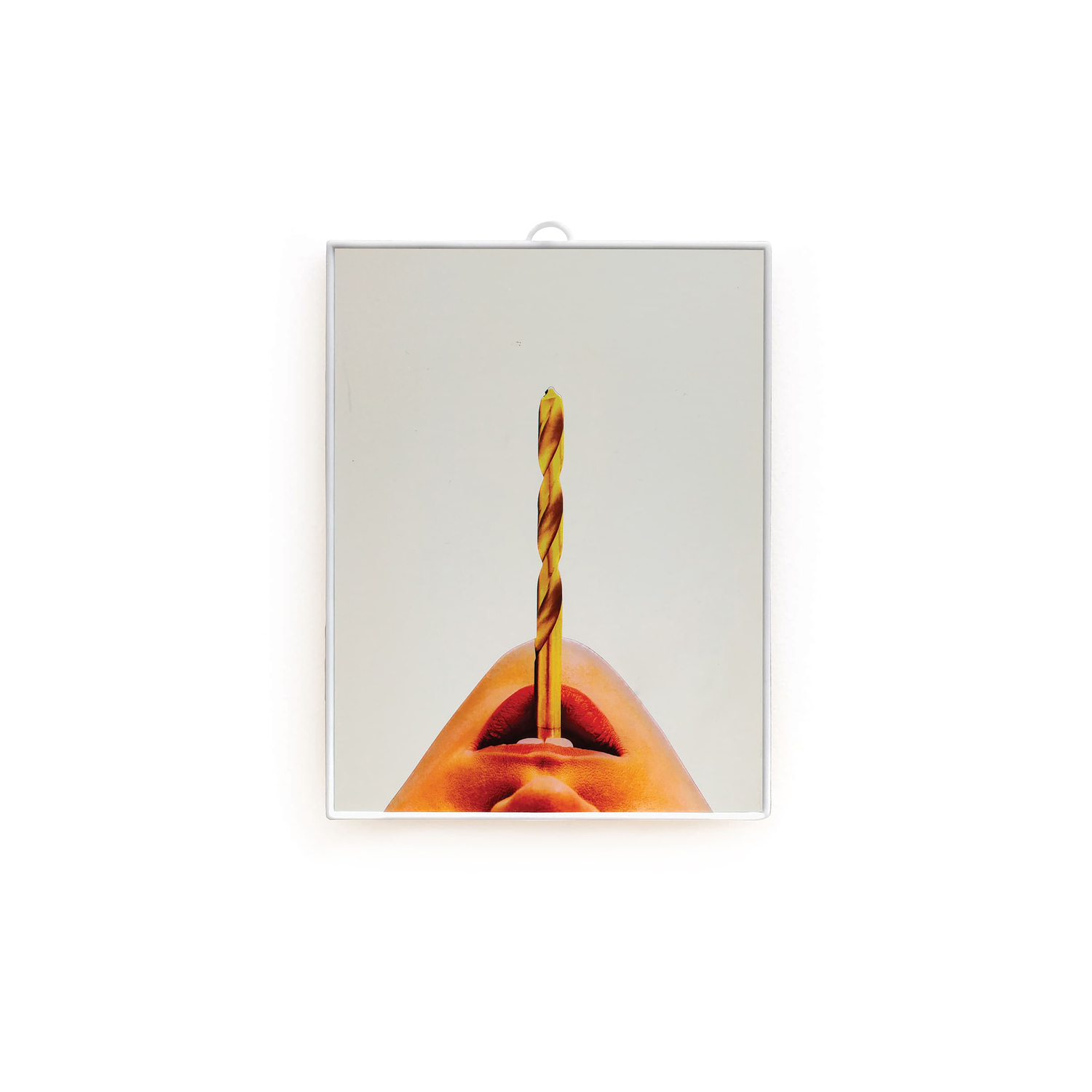 Seletti Black - Free Standing Mirror Toilet Paper - Multicoloured - Silkscreen Printing Glass - Designer Pierpaolo Ferrari