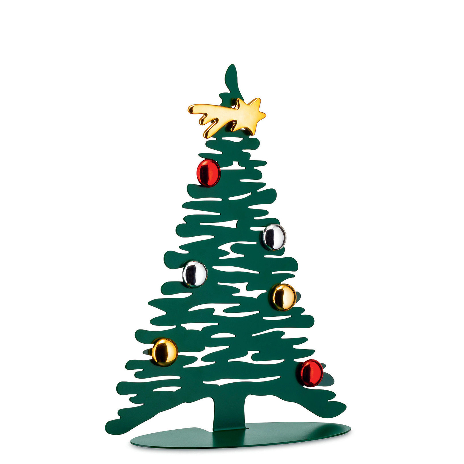 Alessi Green - Christmas Decoration Noël - Epoxy Steel - Designer Donia Maaoui Size 25