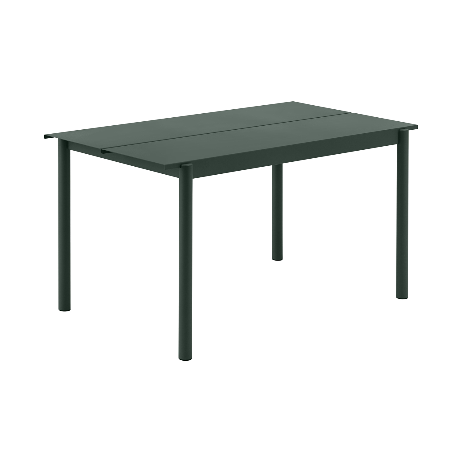 Muuto Green - Rectangular Table Linear - Powder-Coated Steel - Designer Thomas Bentzen