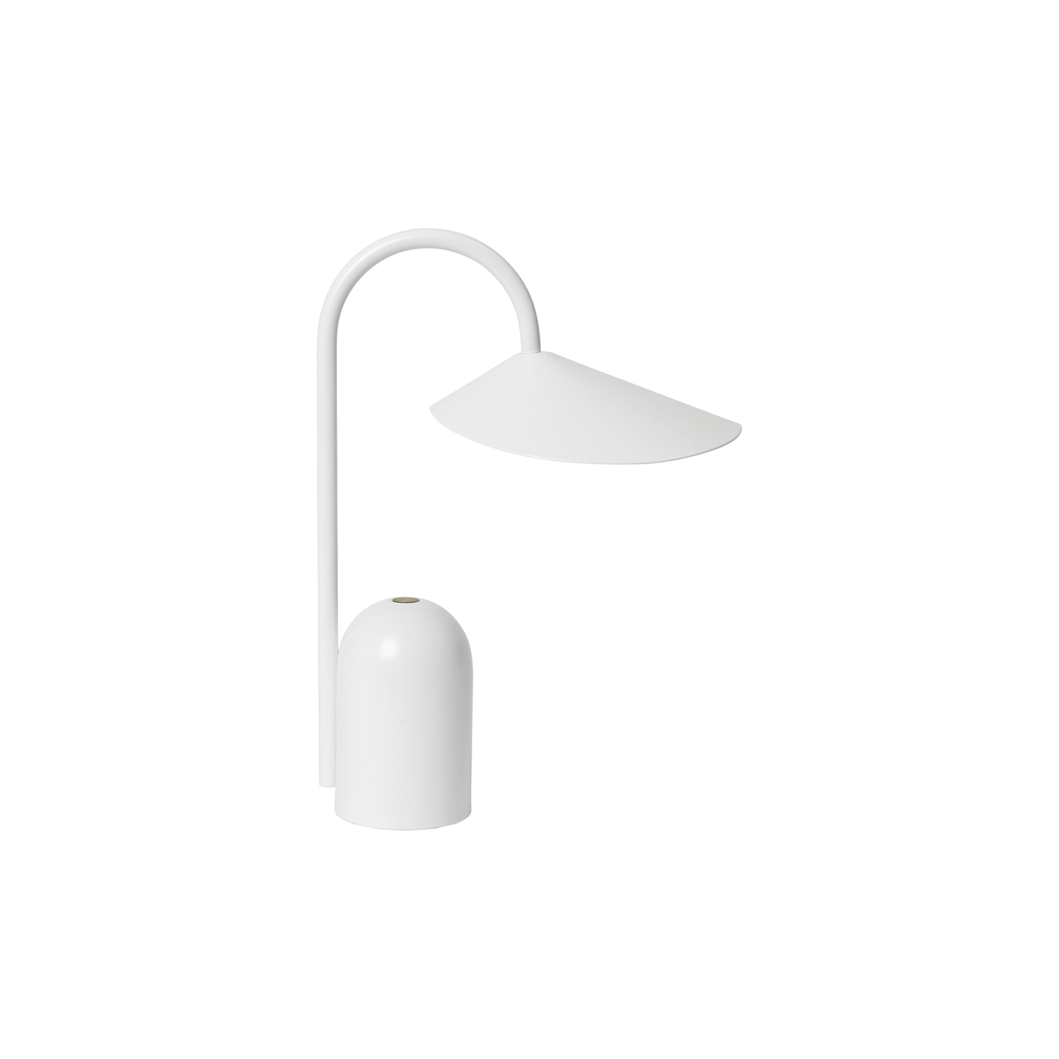 Ferm Living White - Wireless Rechargeable Lamp Arum - Iron