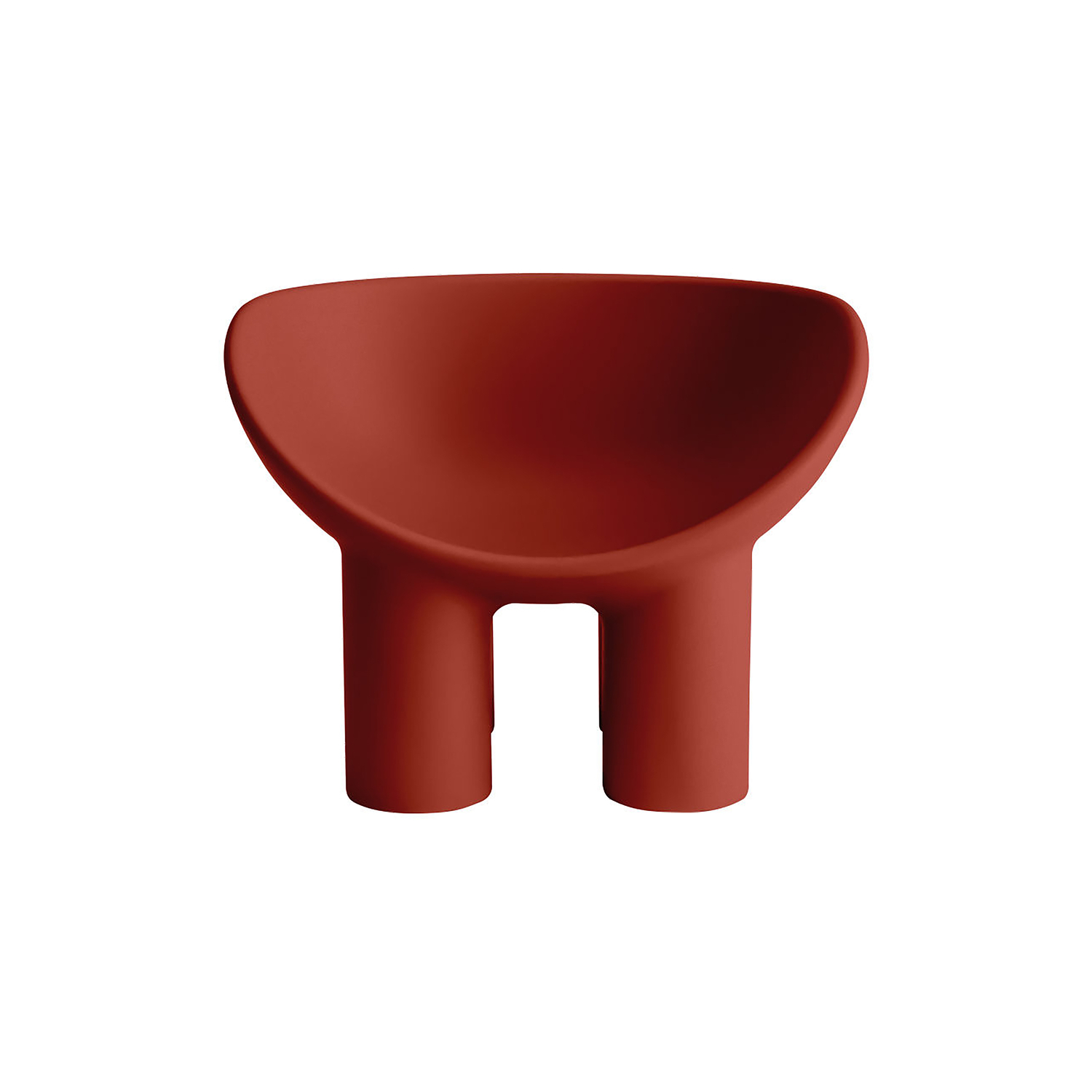 Driade Red - Armchair Roly Poly - Polythene - Designer Faye Toogood