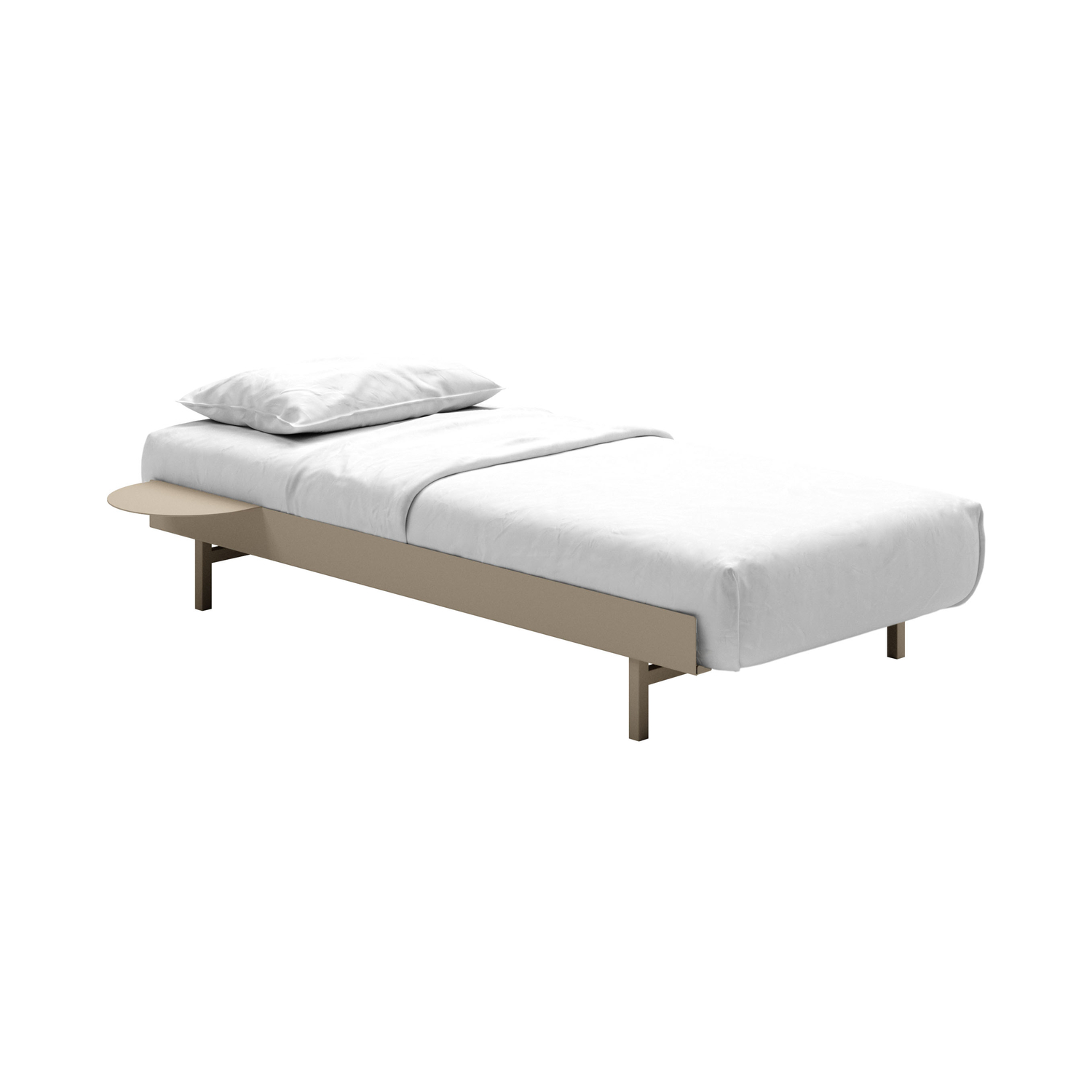 Moebe - Convertible Kids Bed - Beige - Steel