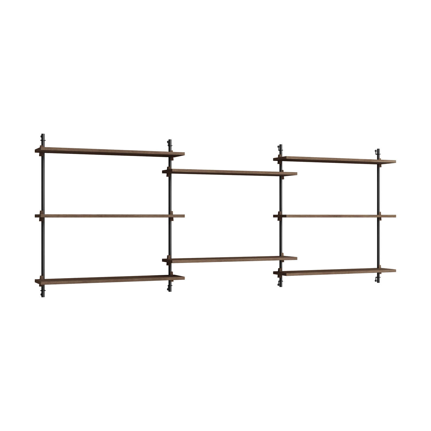 Moebe Brown - Shelf Wall Shelving - Oak Veneer Mdf
