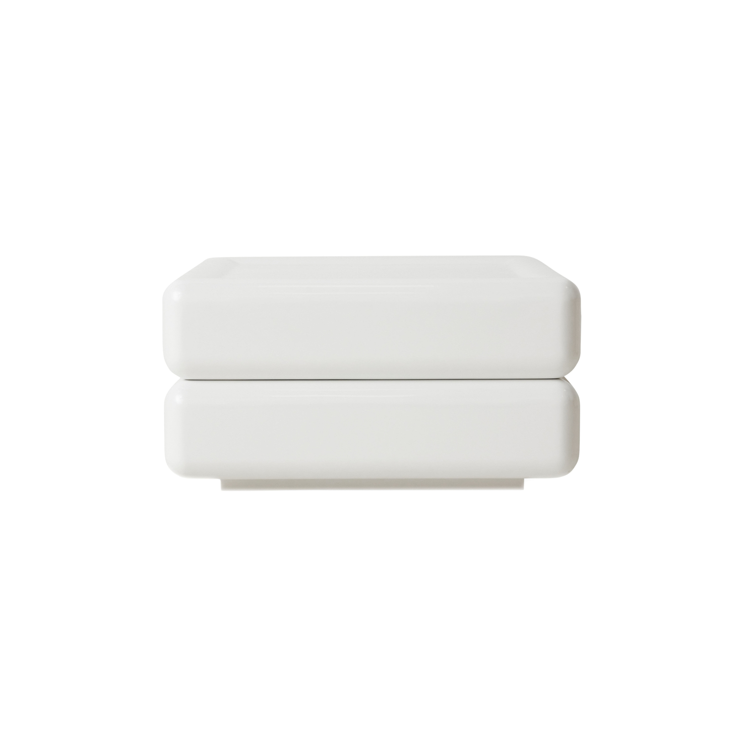 HK LIVING - Table basse Space - Blanc - MDF laqué