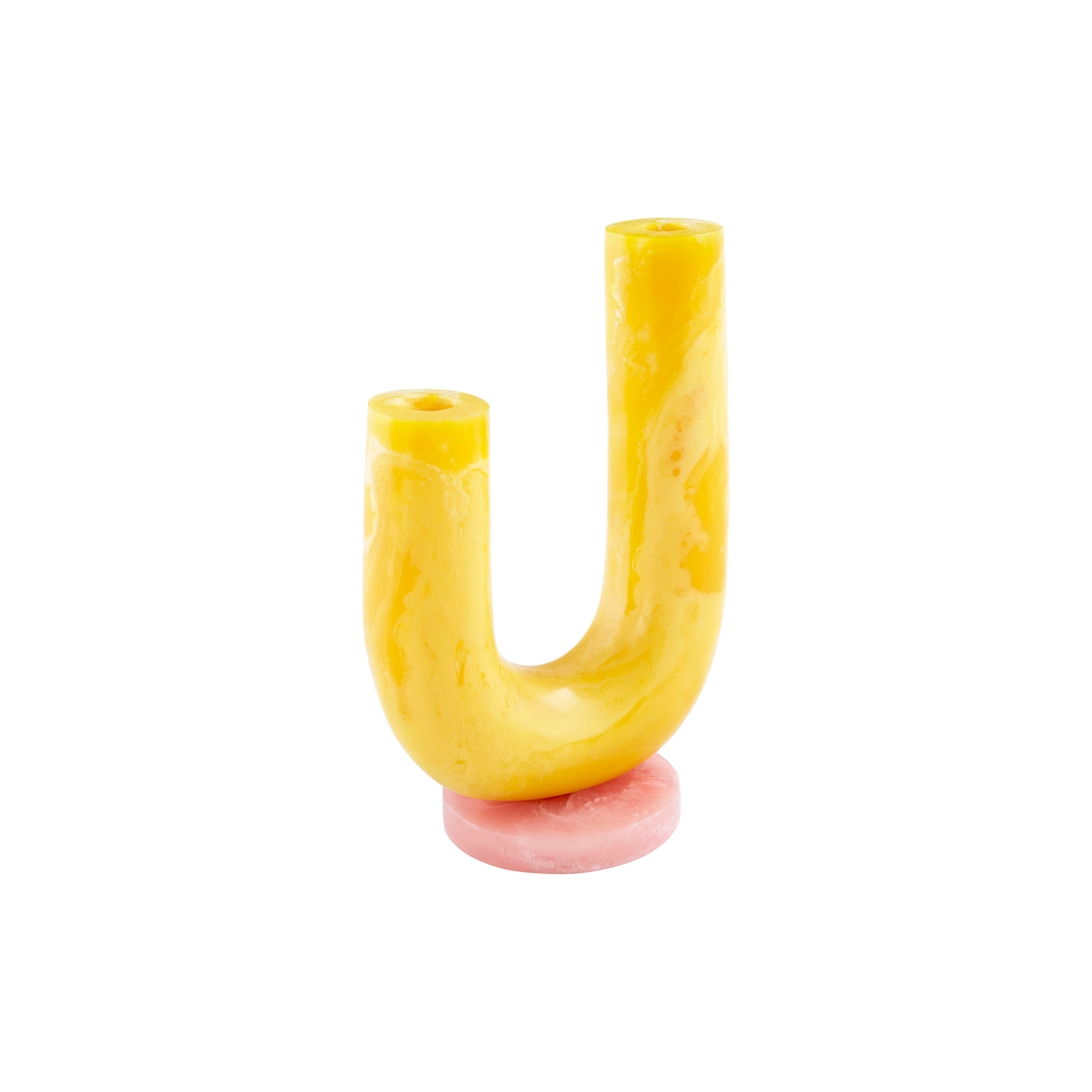 Jonathan Adler Yellow - Vase Mustique - Acrylic - Designer
