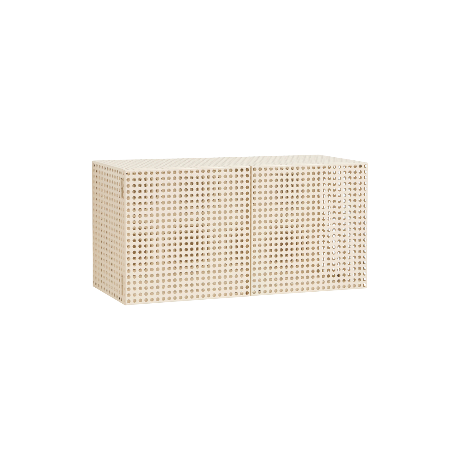 Hay White - Wall Storage Perforated Cabinet - Powder Coated Steel - Designer Muller Van Severen