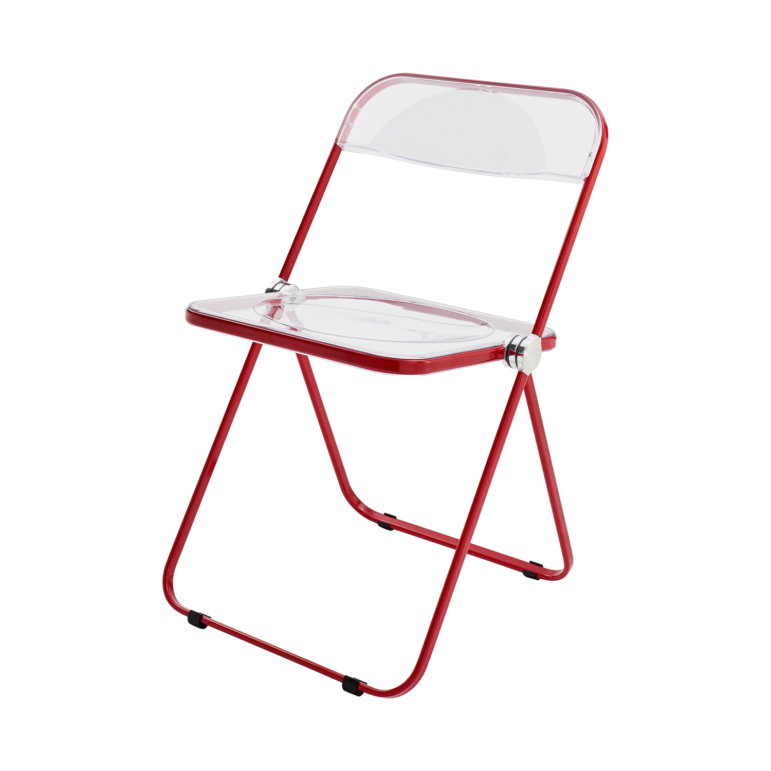 ANONIMA CASTELLI - Chaise pliante Plia - Transparent - Polycarbonate - Designer Giancarlo Piretti