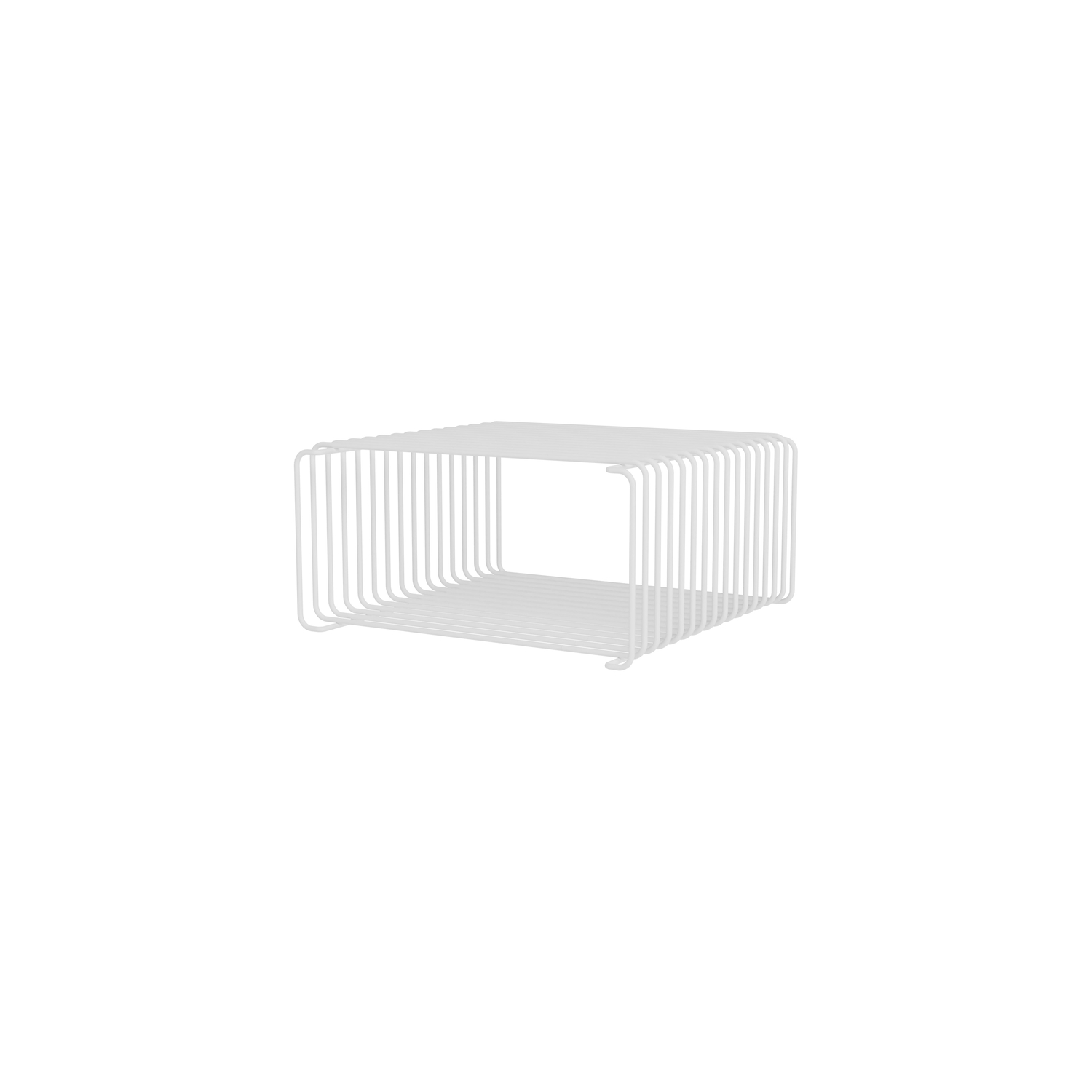 Montana White - Shelf Panton - Lacquered Stainless Steel Wire - Designer Verner Panton